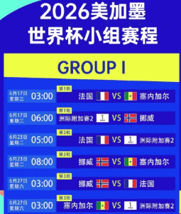2026世界杯预选赛焦点战
